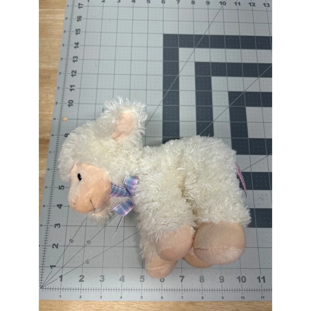 Russ Berrie Fleecia Lamb Sheep Plush Soft‎ Toy Stuffed Animal 9in EASTER